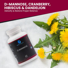 Load image into Gallery viewer, Orbit Vitals D-Mannose with Cranberry, Dandelion &amp; Hibiscus Extract