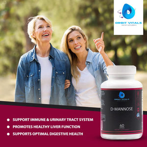 Orbit Vitals D-Mannose with Cranberry, Dandelion & Hibiscus Extract