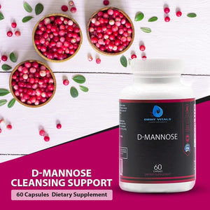 Orbit Vitals D-Mannose with Cranberry, Dandelion & Hibiscus Extract