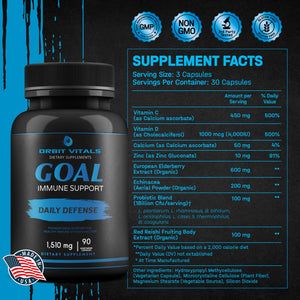 Goal Immune Support - Daily Defense - 1510mg