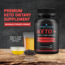 Load image into Gallery viewer, Keto Apple Cider Vinegar Capsules for Appetite Suppressant and Weight Loss - 2249 Mg